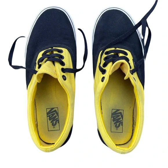 Vans Era Pro Low Top Mens Off The Wall Canvas Black and Yellow Sneakers Size 9 - Picture 6 of 9